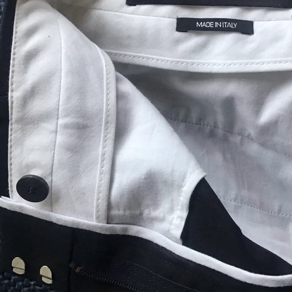 Calvin Klein-205W39NYC-RAF Simon’s  Women’s Black Pants with Red/Velvet Stripe - Picture 6 of 14